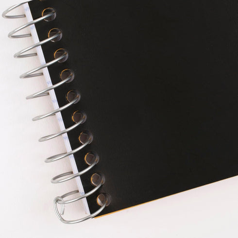 Five Star Spiral Notebook, 1 Subject, 80 Sheets, College Ruled Paper, Personal Size, Black, 7" x 4-3/8"