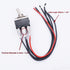 TWTADE 3 Pcs 6 Pin Toggle Rocker Switches ON/ON Latching DPDT Heavy Duty 16A 250VAC with Waterproof Cap