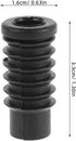 Nikeg 60Pcs Stool Swivel Caster Covers Caster Inserts Chair Wheel Stopper Cover for Office Chairs Changing Tables