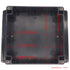 Junction Box IP65 Waterproof - ABS Plastic Electrical Project Case with Fixed Ear, Black 6.30x6.30x3.54 inch