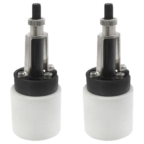 LoveIysp Lovelysp 2PCS 250W-250V White E26 Universal Ceramic lamp Holder Lamp Switch Replacement