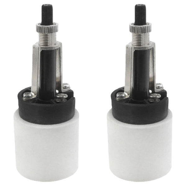LoveIysp Lovelysp 2PCS 250W-250V White E26 Universal Ceramic lamp Holder Lamp Switch Replacement
