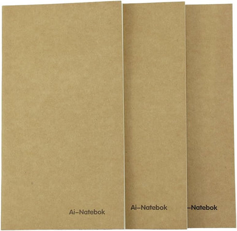 Travelers Notebook Inserts Lined Paper, Refill for Travel Journal, 7.5 X 4 Inch - Set of 3, 240 Pages