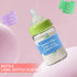 Fampery 8PCS 4 Silicone Baby Bottle Labels for Daycare Writable Bottles Label Reusable Bottle Bands for Daycares