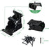 4 Pack 0-90 Folding Brackets Degrees Folding Table Legs Brackets Heavy Duty Lock Extension Support Bracket Black
