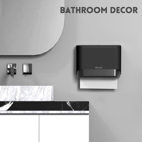 200+ Paper Towel Dispenser,Large Capacity Wall Mount Tissue Dispensers with Smart Lock, Used for Kitchen and Bathroom