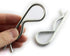 LQ Industrial 2 PCS Stainless Steel R Clips, Spring Retaining Wire Hair Pins, Lynch Cotter M5x100