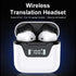 J101 Bluetooth Language Translator Earbuds, Real-Time Translation for 144 Languages, Noise Reduction Device for Instant