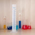 2pcs 500ml Plastic Graduated Cylinders, Lab Chemistry Measuring Set with Clear Graduations and Spout