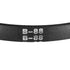 B-88 V-Belts - 88" Inner Length x 17mm Width x 11mm Thickness, B-Section Rubber Drive Belt for Power Transmission
