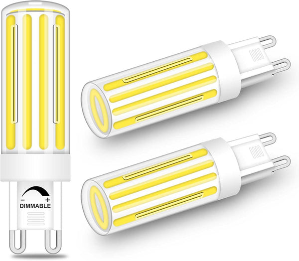 3 Pack G9 LED Bulbs 8W G9 Lights for Bathroom Vanity Light