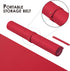 Leather Desk Mat - Non-Slip PU Desk Pad for Office and Home, Ideal for Large Mouse Pad and Desk Organization (Rose Red,