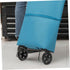 4pcs HEALLILY Replacement Plastic Wheels for Folding Shopping Carts Sturdy Rolling Cart Wheel Laundry and Trash Cans