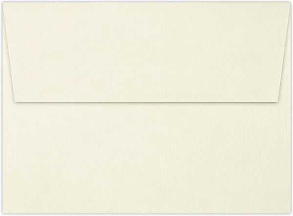 LUXPaper A6 Classic Crest Invitation Envelopes, 4 3/4" x 6 1/2", Natural White, 70lb. Text, 50 Qty