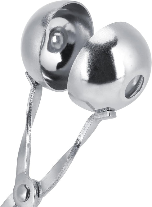 Yosoo Meatball Scoop, Stainless Steel Meatball Maker with Ergonomic Handle, Smooth Non Stick Surface, for Home Kitchen