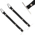 4pcs Tape Thong for Tool Belts, Black Electrical Tape Holder Hooks, Polyester Chain Strap for Small Electrical Tape