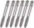 M6 x 1mm Metric Machine Tap, RUIAN HSS Right Hand Threading Screw Tapping Tool 6Pcs with 3 Straight Flutes