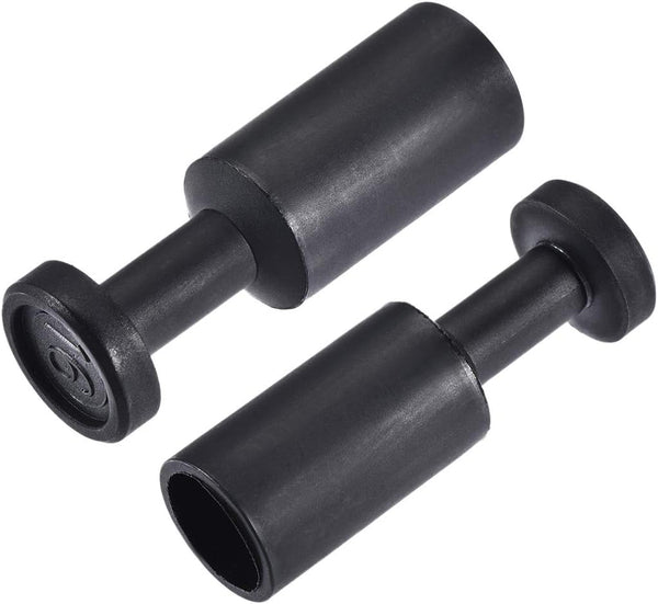 uxcell Push to Connect Fittings, Cap Style Pneumatic Blanking Plugs for 16mm Inner Dia. Air Hose Tube, Pack of 10