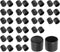 Bonsicoky 40 Pcs Round Rubber Furniture Leg Caps, 7/8"(22mm) Vinyl Flexible Chair