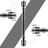 HVAC Service Wrench Tool Kit with Hexagon Bit Adapter for Air Conditioner Refrigeration Equipment Repair