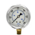 PIC Gauges PRO-201L-254K Pressure Gauge, 0-600 PSI, 2 1/2" Dial, 1/4" Male NPT, Bottom Mount, Glycerin Filled