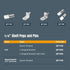 POWERTEC QP1106-P2V 1/4 Inch 200 Closet Shelf Pegs pcs, Spoon Shaped Shelf Pins Support Pegs for Shelves, Kitchen