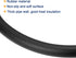 MECCANIXITY Foam Grip Tubing Handle Grips, 22mm(7/8") ID, 10" Black for Pipe Insulation and Tools