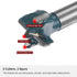 Forstner Drill Bit 16mm (5/8"), Carbide Forstner Bits Wood Hinge Hole Opener Cutter with Hex Shank