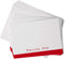 Hill Valley Greetings Red Striped Formal Thank You Cards - Bulk Set of 100 Classic