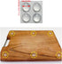 NentMent 36 Pack Countertop Cutting Board Rubber Feet Gripper Non Slip Adhesive Bumper Pads Grips for Bamboo Cutting