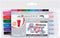 Kuretake TC-6100/6V ZIG Clean Color Dot Water-Based Pen, 6 Colors