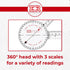 Ever Ready First Aid Plastic 8 Goniometer 360 Degree ISOM 2 Pack