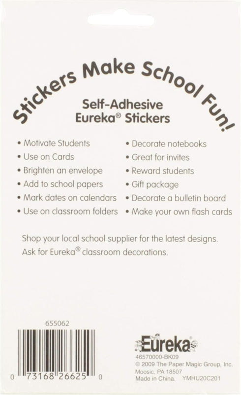 Eureka Birthday Stickers, Theme (655062)