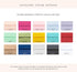 Jojostudios Simple Modern Personalized Stationery Note Cards, Stationary Flat Cards with Envelopes, Personalized