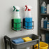 Getzi Commercial 1) Wall Mount Spray Bottle Holder Durable Steel Rack for Spray Bottles Space-Saving Storage Organizer