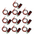 diymore 10pcs Mini Digital Voltage Meter DC 2.5~30V 0.28" Digital Voltmeter Gauge with Red LED Display