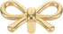 Brass Bow Tie Drawer Handle Vintage Bronze Tone Cabinet Pull Furniture Hardware