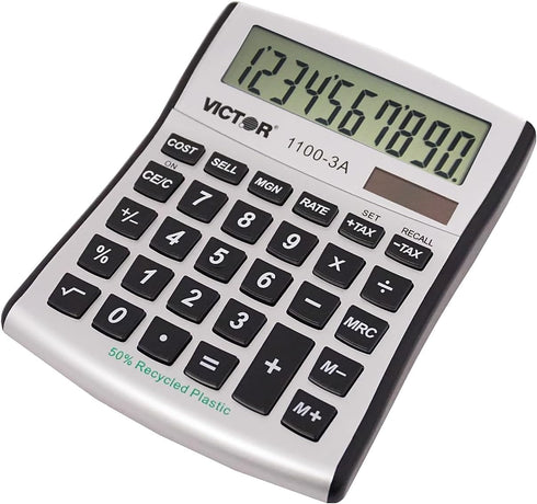 Victor 10-Digit Desktop Calculator, Model 11003A