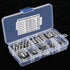 50Pcs Stainless Steel Inner Thread Self Tapping Inserts Set - Thread Reinforce Repair Tool with Storage Case