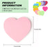 Self-Sticky Notes, Sticky Notes, 12 Colors Heart Bright Colorful Sticky Pad, for School Office Bible Study 2.76 x 2.76 Inch 600 Sheets by YZDZSW