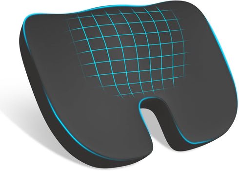 Memory Foam Cusion, Relief Pressure Seat Cusion for Office Chairs & Car