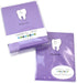 Embellish by Jackie Pack 10 Tooth Thank You Cards of Purple with smile Handmade Greeting