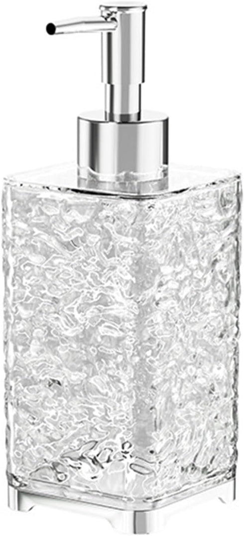 Psdndeww Bathroom Hand Sanitizers Container Portable Glass Travel Liquid Soap Dispenser Shampoo BodyWash