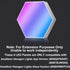 4 Setup Hexagon Light Panels Expansion LED Panels, Hexagon LED Wall Lights Dreamcolor Effects, Smart Gaming Lights