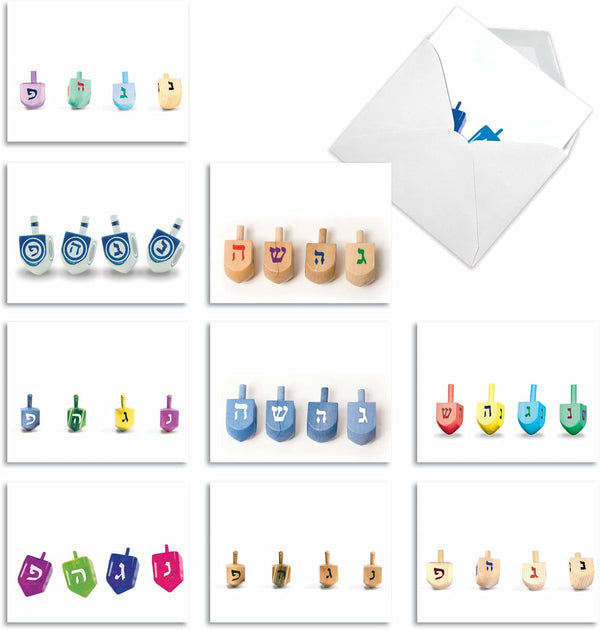 The Best Card Company - 10 Assorted Blank Notecards Boxed Set 4 x 5.12 Inch with Envelopes (10 Designs, 1 Each) - Great