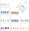 The Best Card Company - 10 Assorted Blank Notecards Boxed Set 4 x 5.12 Inch with Envelopes (10 Designs, 1 Each) - Great