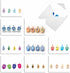 The Best Card Company - 10 Assorted Blank Notecards Boxed Set 4 x 5.12 Inch with Envelopes (10 Designs, 1 Each) - Great