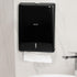 Commercial 10.83"x4.53"x14.65" 1 JSD-3300B-2 Karat Black Multi-Fold Paper Towel Dispenser - Wall Mount, Touchless