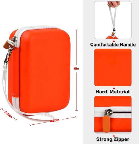 Case Compatible with Phomemo D30 D35 M02/M02S, for NELKO Label Maker, Sticker Storage Holder, Box Only