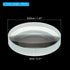 PATIKIL 4" (100mm) Focal Length Double Concave Lens, 2 Pack 50mm Diameter 8mm Height Glass Optically Polished Round Edges Lens for Physics Experiment, Clear